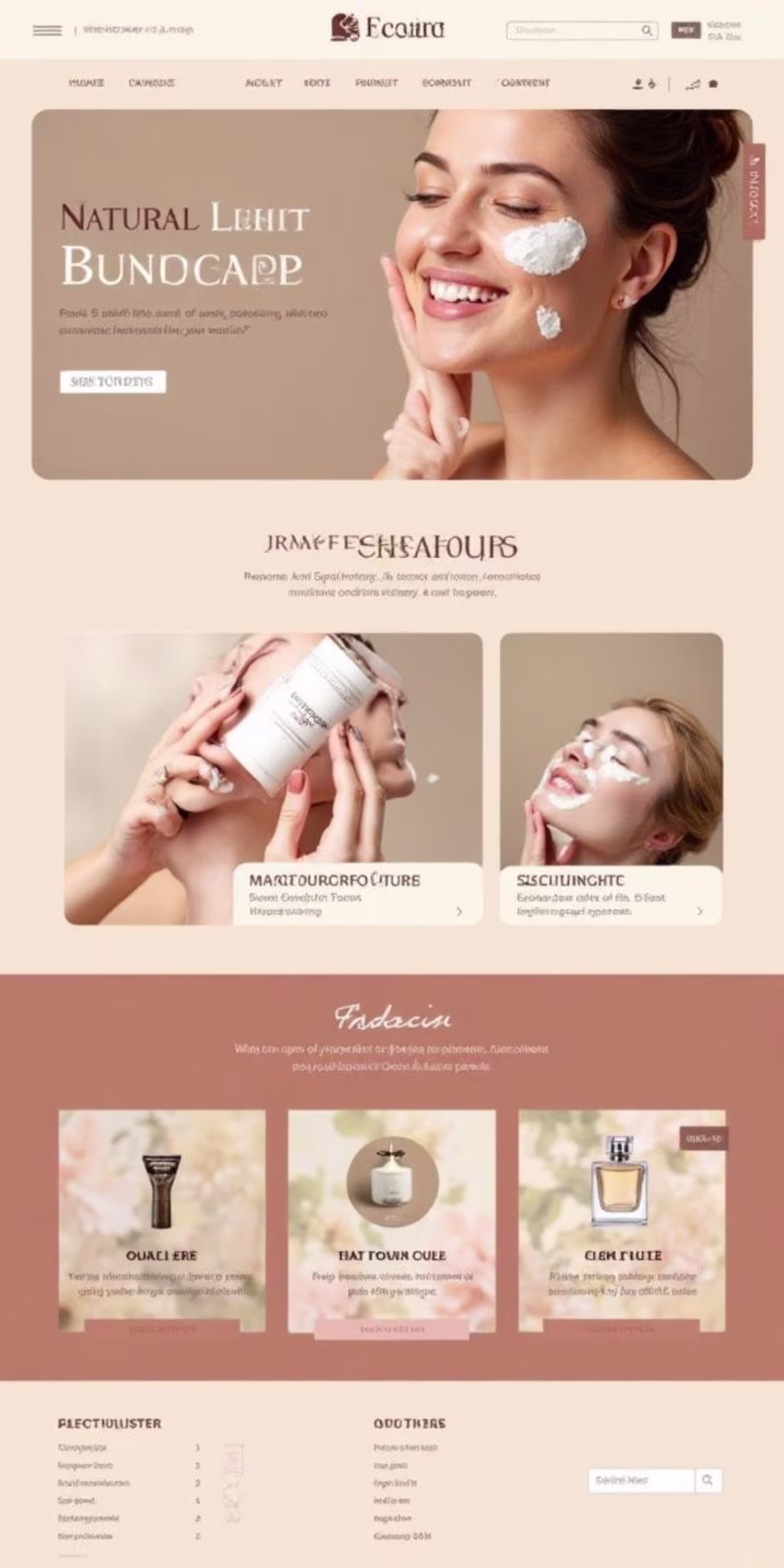 Cover image for Makeup Skincare Website Design