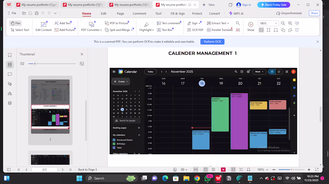 Cover image for utilize structured calendar management to coordinate tasks, ...