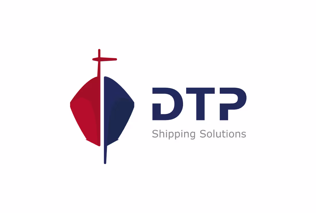 Cover image for 🛳DTP Shipping Solutions | Simple & Minimalist Logo Design