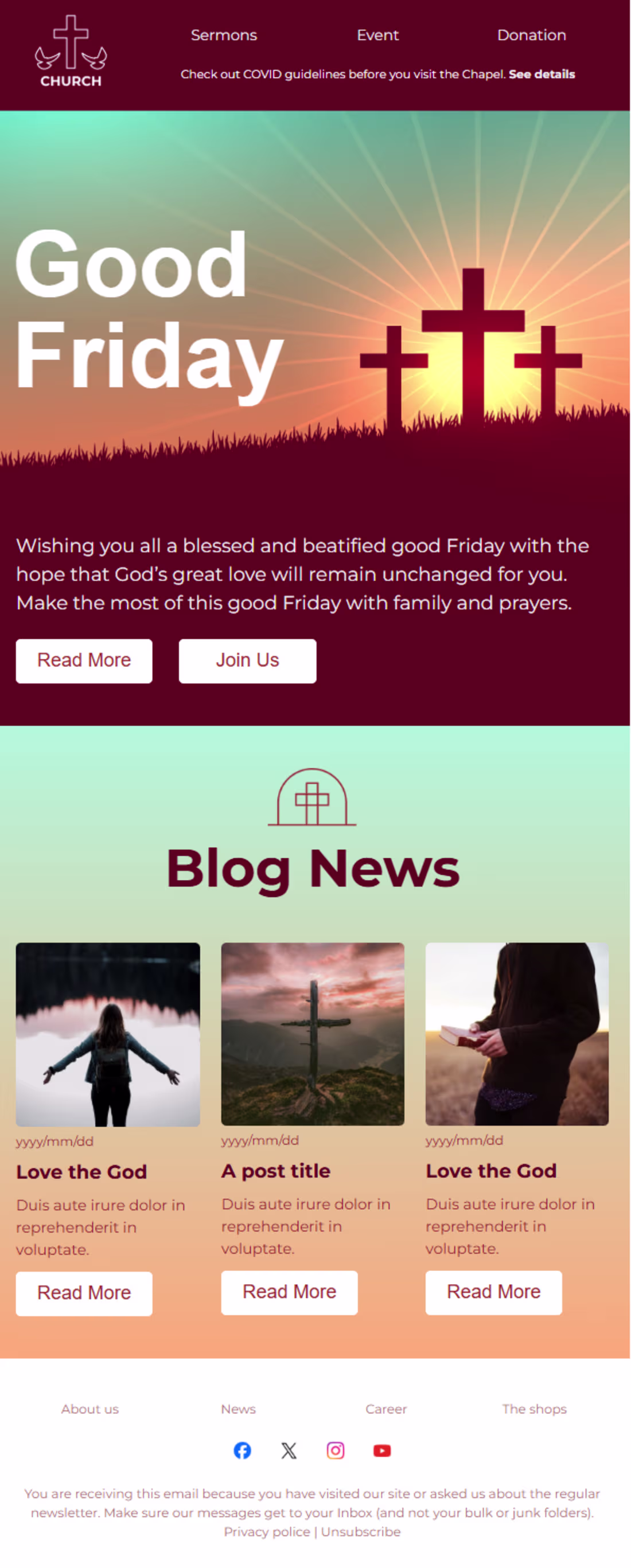 Cover image for Expert Good Friday Landing Page Design Services Available