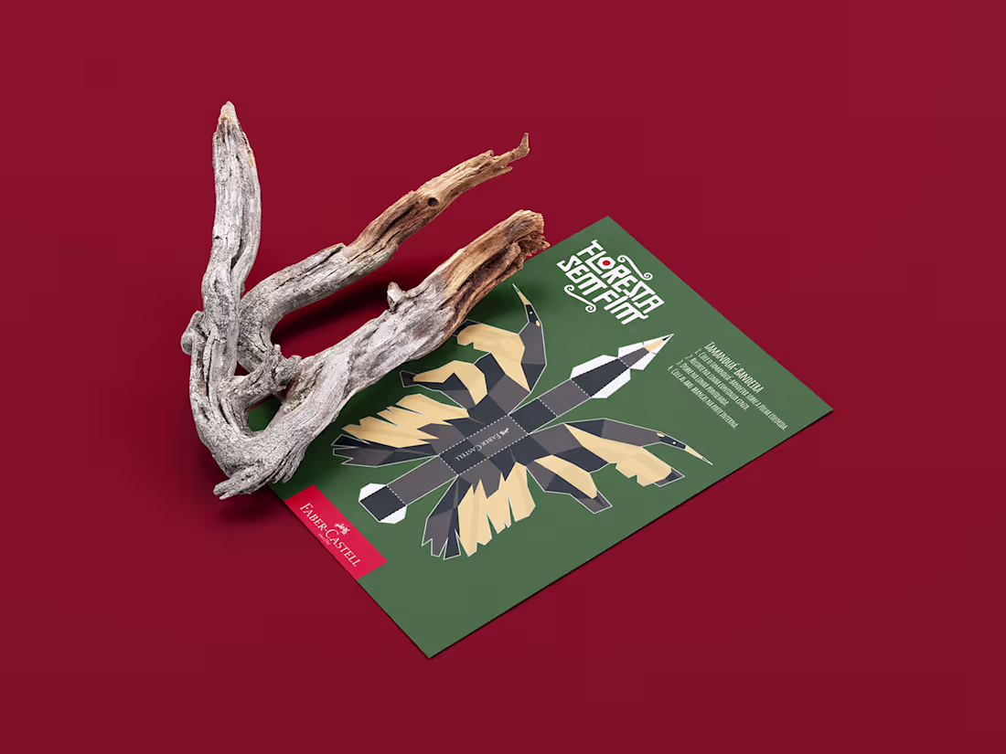 Cover image for "Floresta Sem Fim" Paper Toy Designs - Faber-Castell :: Behance