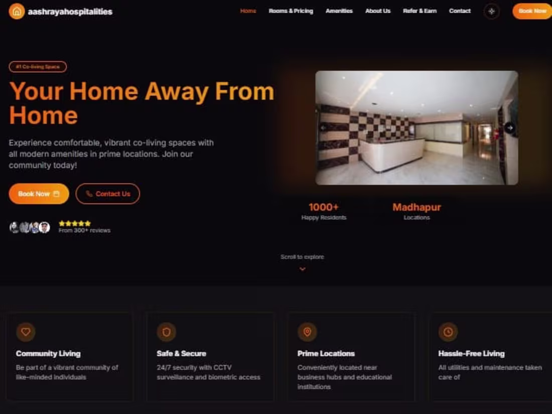 Cover image for Aashraya Co-living | Your Home Away From Home