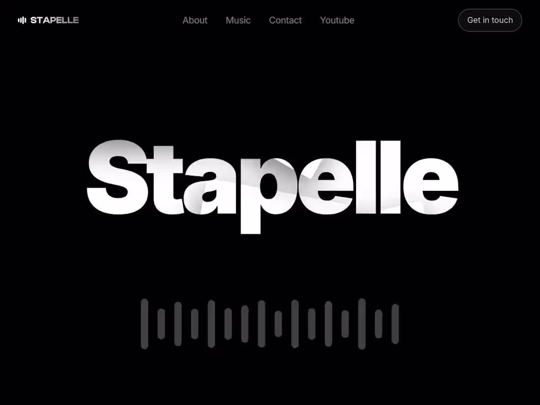 Cover image for Stapelle Music Platform Website