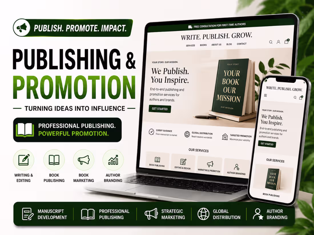 Cover image for Publishing & Promotion service