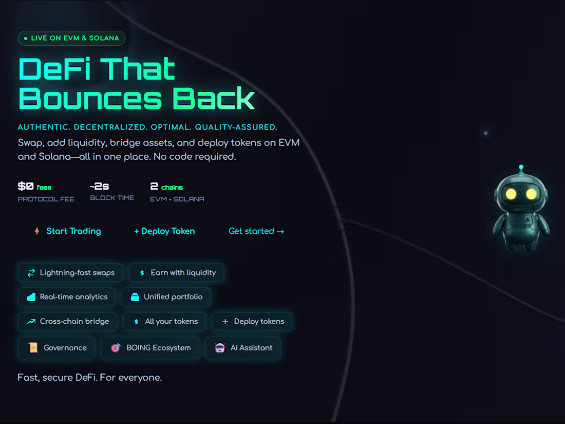 Cover image for boing.finance (http://boing.finance) Taking DeFi to the next...