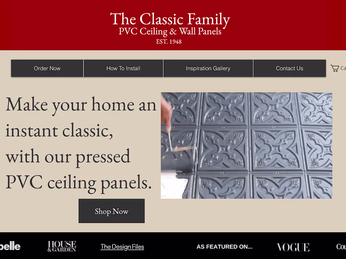 Cover image for PVC Ceiling & Wall Panels & Down Pipes |The Classic Family| Bru…