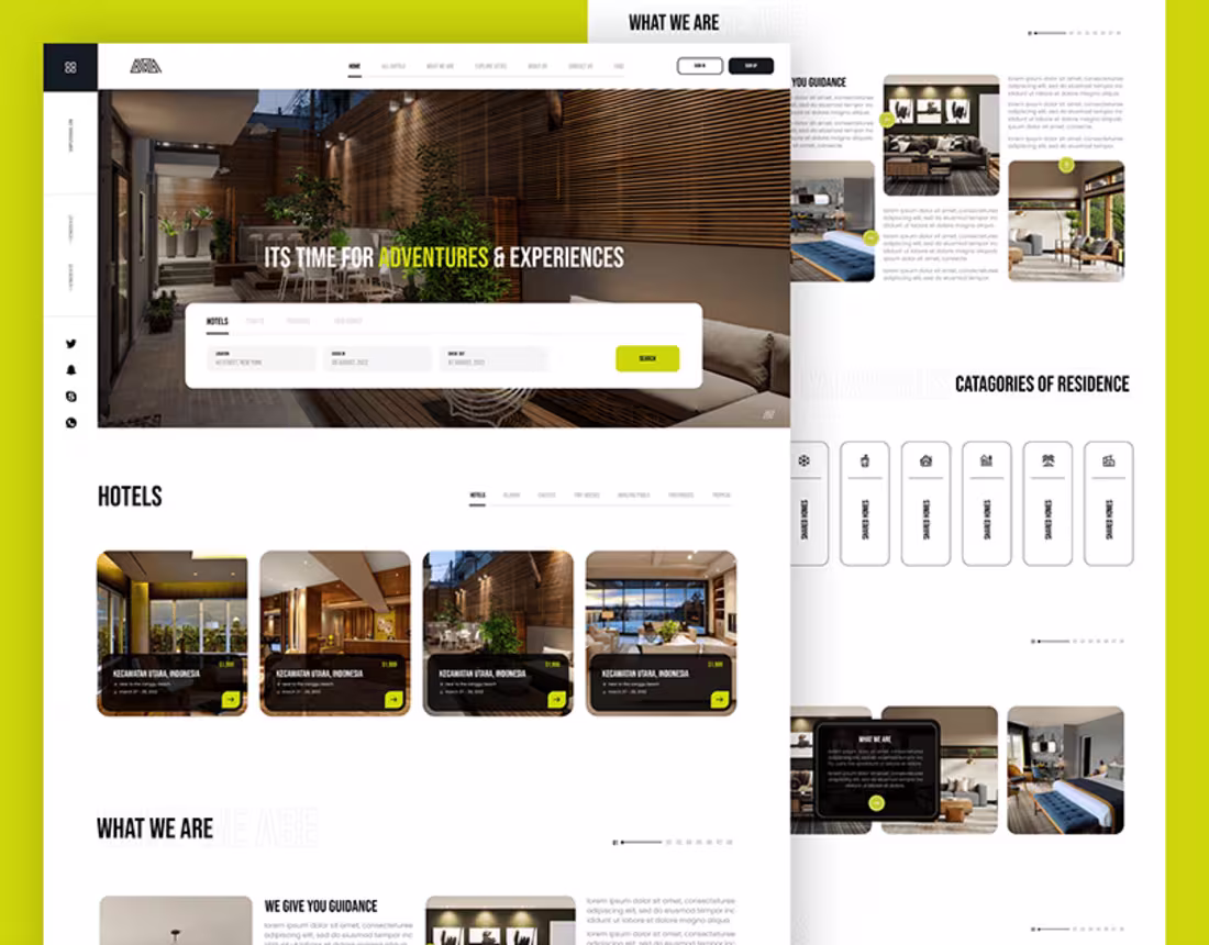 Cover image for Hotel Booking Website Design