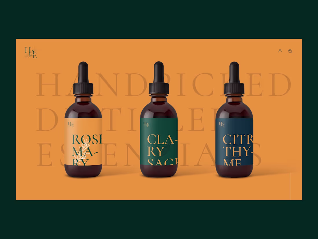 Cover image for Handpicked Distilled Essentials - Branding