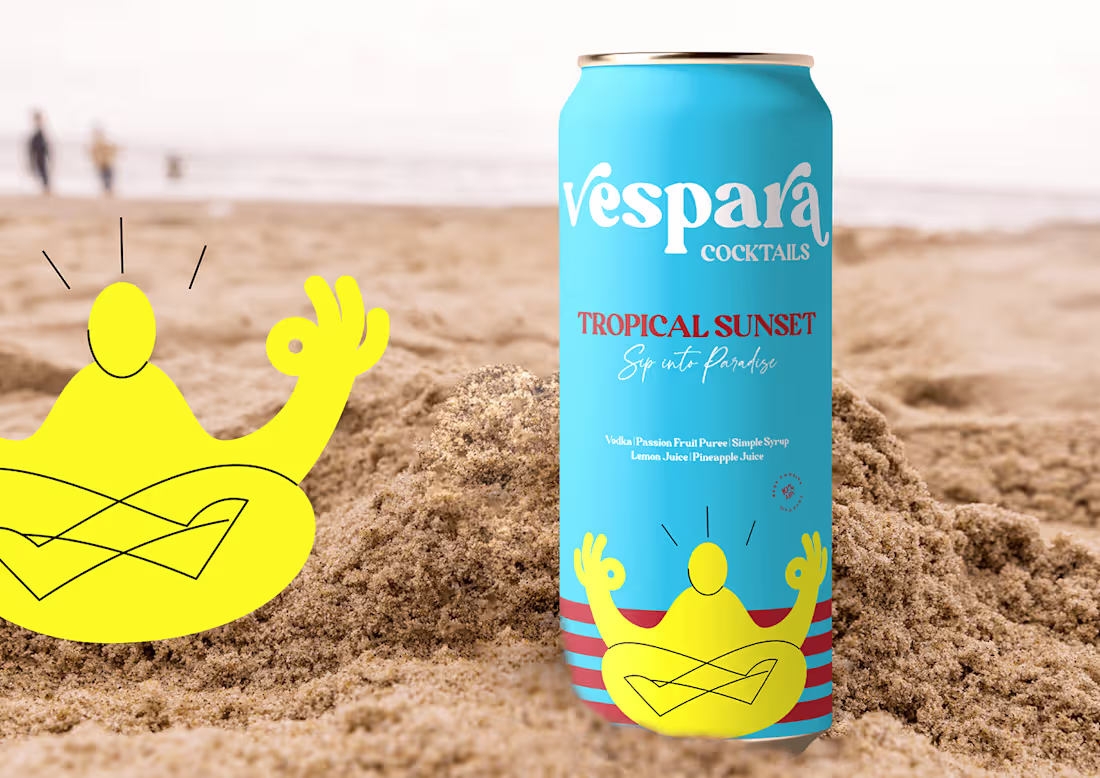 Cover image for Vespara - flavourful, ready-to-drink cocktails in a can