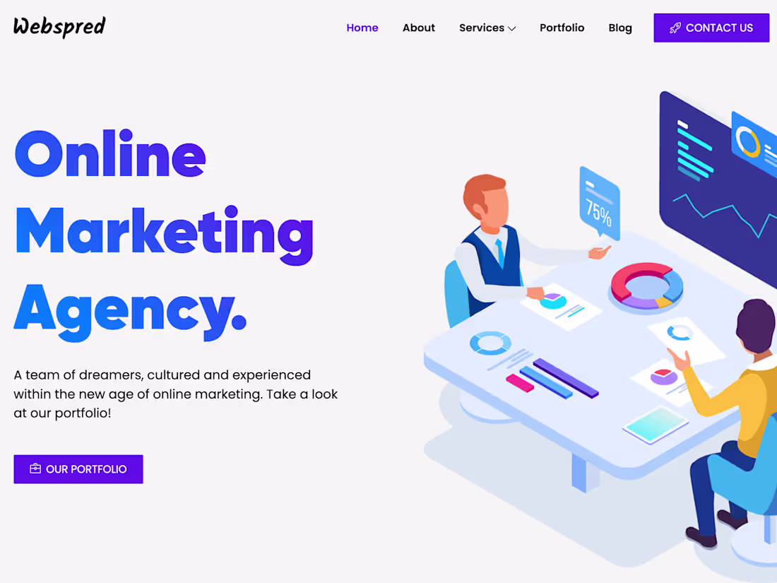 Cover image for Bespoke Digital Marketing Strategies for Webspred