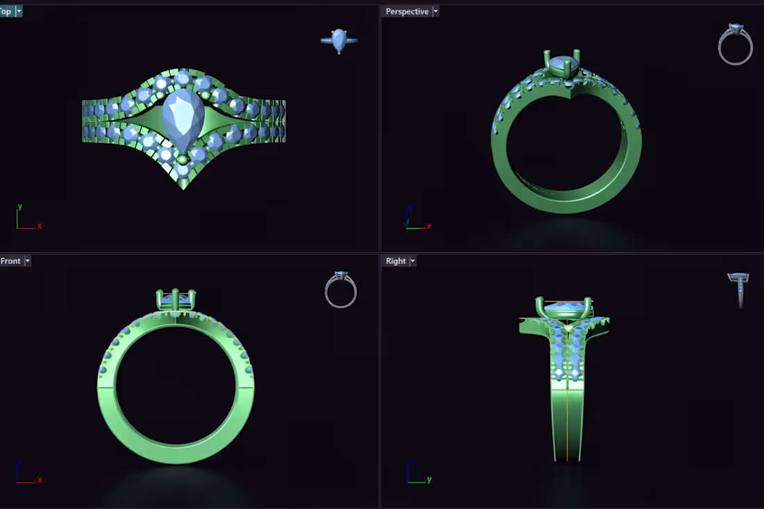 Cover image for Custom Gemstone Ring — Designed