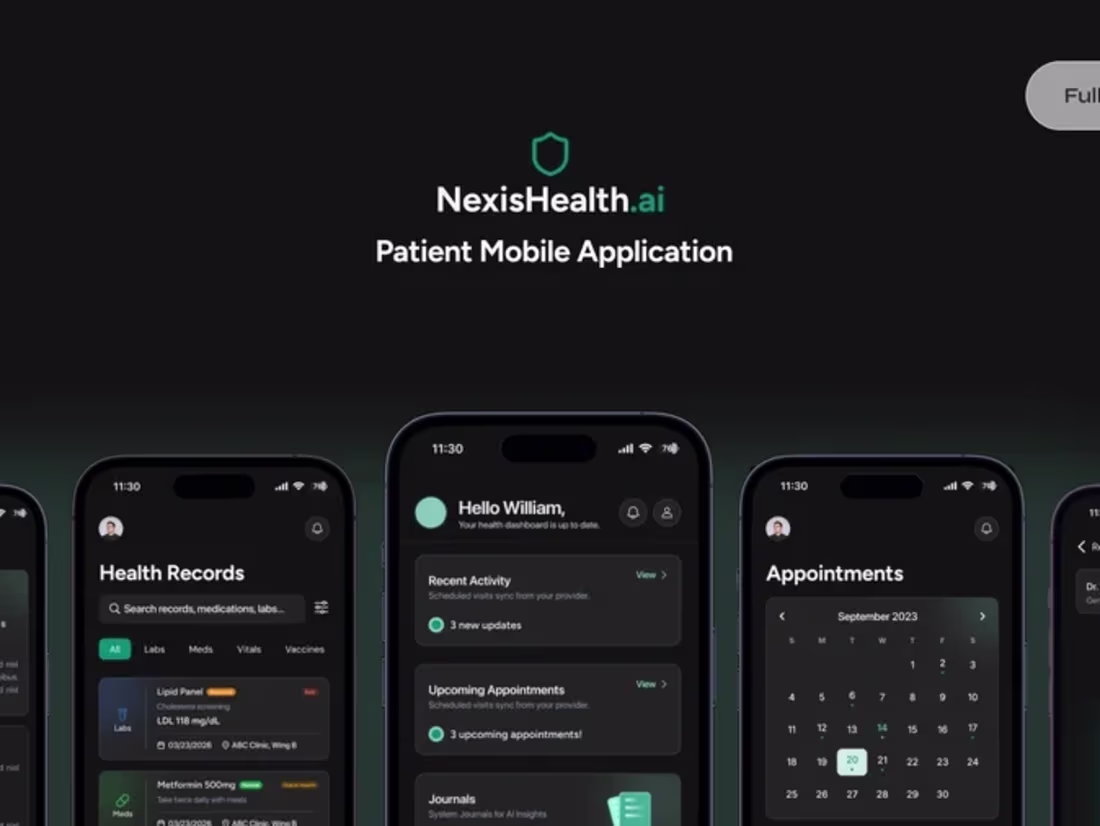 Cover image for Nexus Health AI Telehealth Mobile Applicatoin