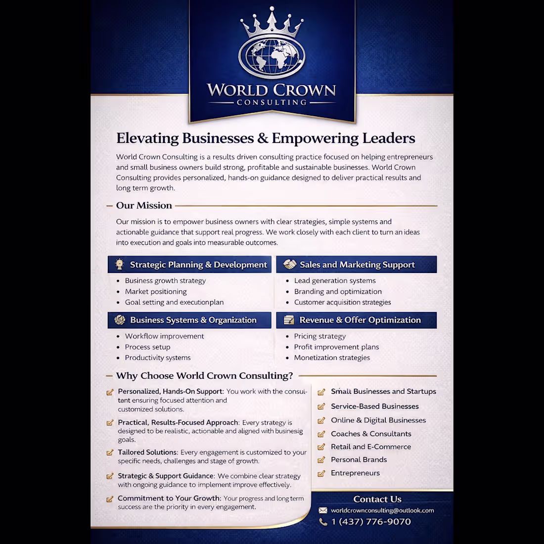 Cover image for World Crown Consulting