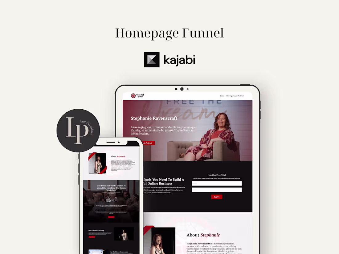 Cover image for Homepage Funnel Build for Business Consultant