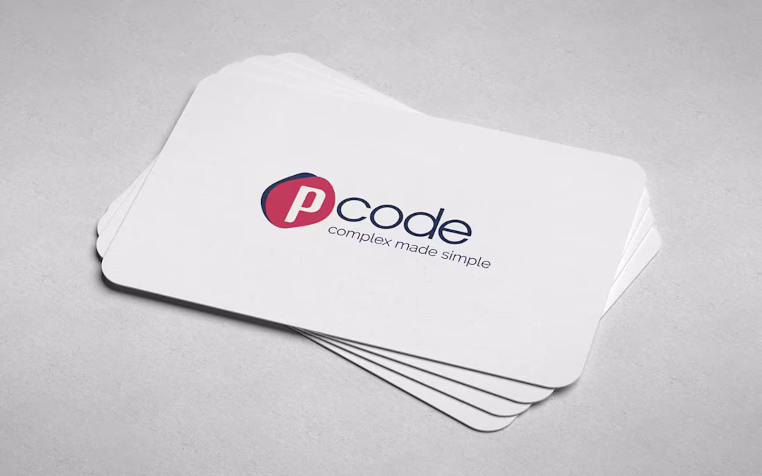 Cover image for Pcode . Branding and Website Design