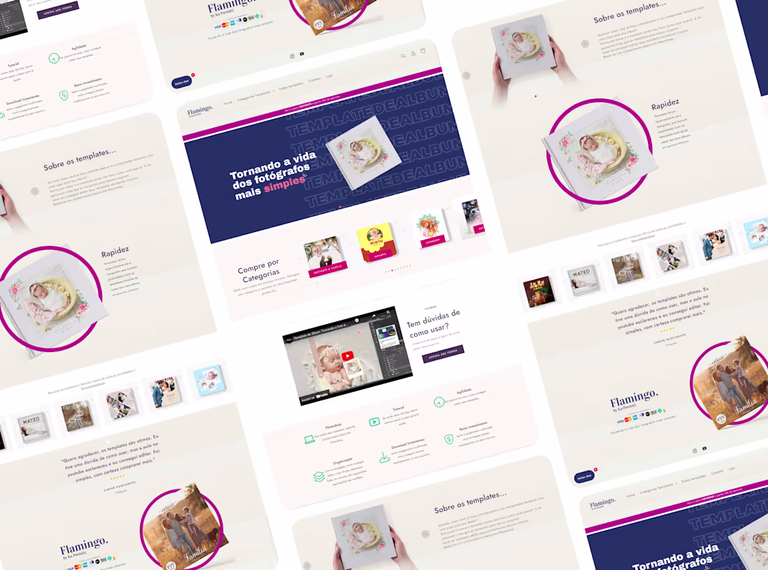 Cover image for Flamingo Templates | Product Designer & Web Design