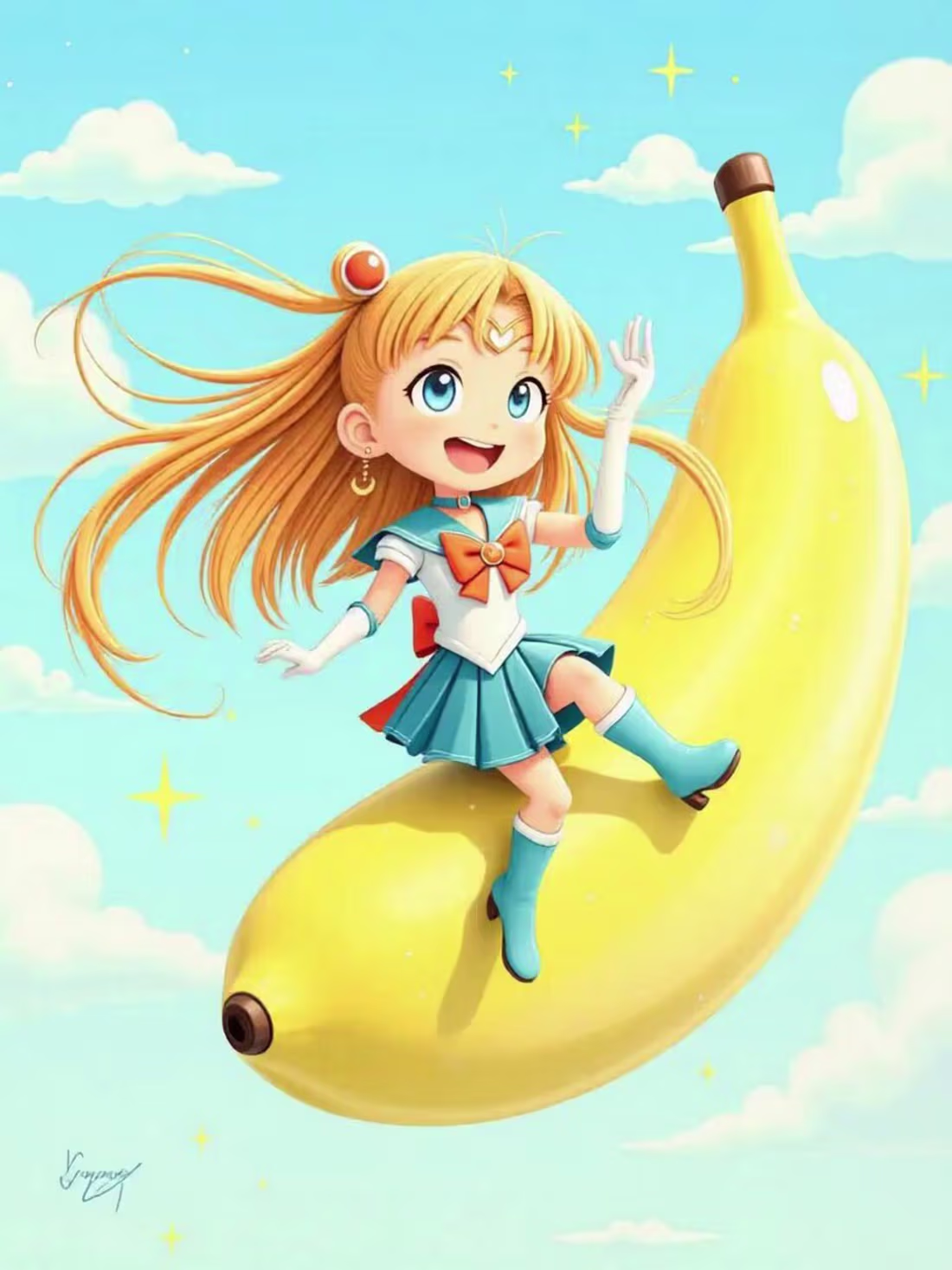 Cover image for Sailor Moon Loves Fruits and Vegetables