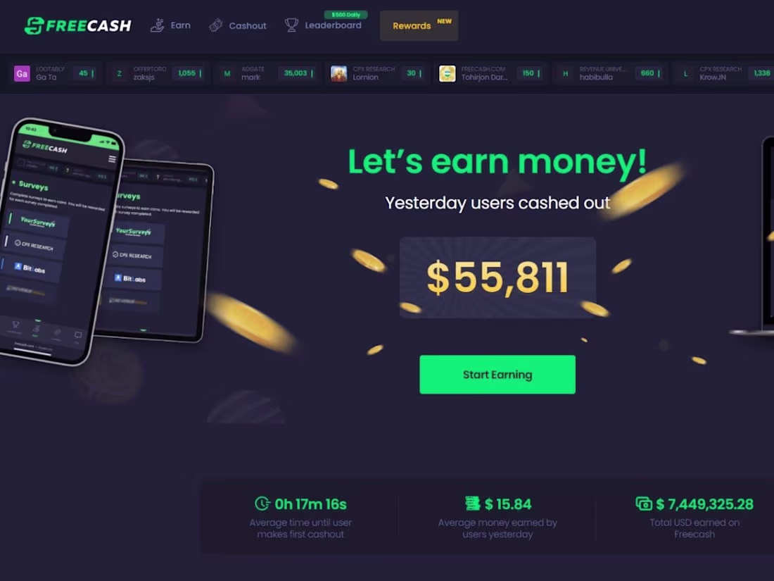 Cover image for **How to Make Money on FreeCash: Earning Through Surveys, Games,