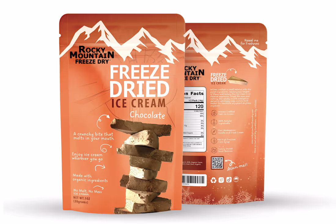 Cover image for Dry Icecream Packaging Design| Rocky