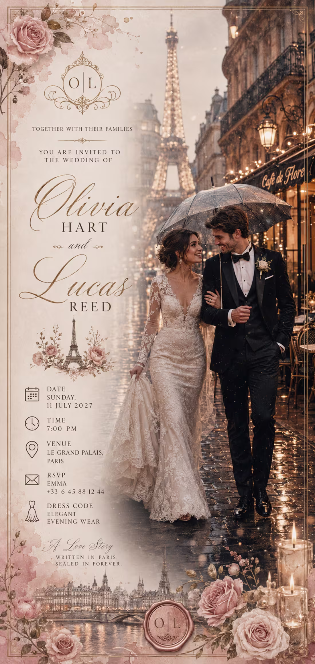 Cover image for Elegant Event & Custom Invitation