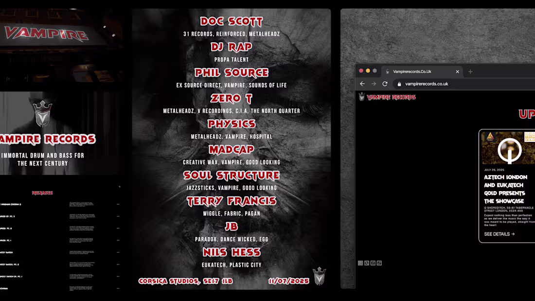 Cover image for Vampire Records Brand Revamp