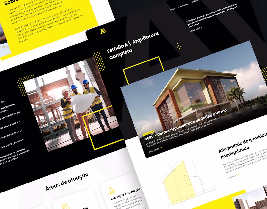 Cover image for Redesign Website - Estúdio A/ Arquitetura
