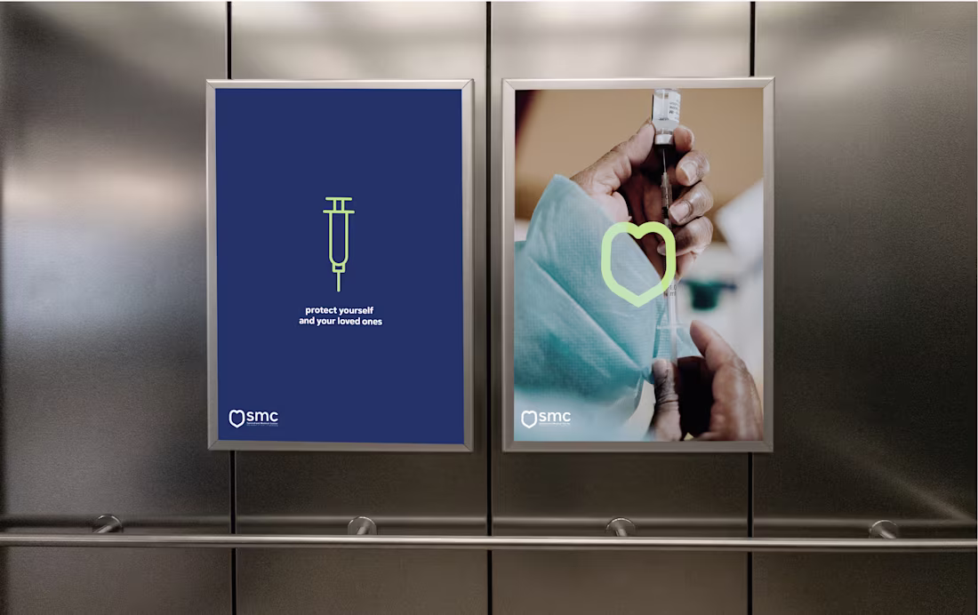 Cover image for medical center logo option