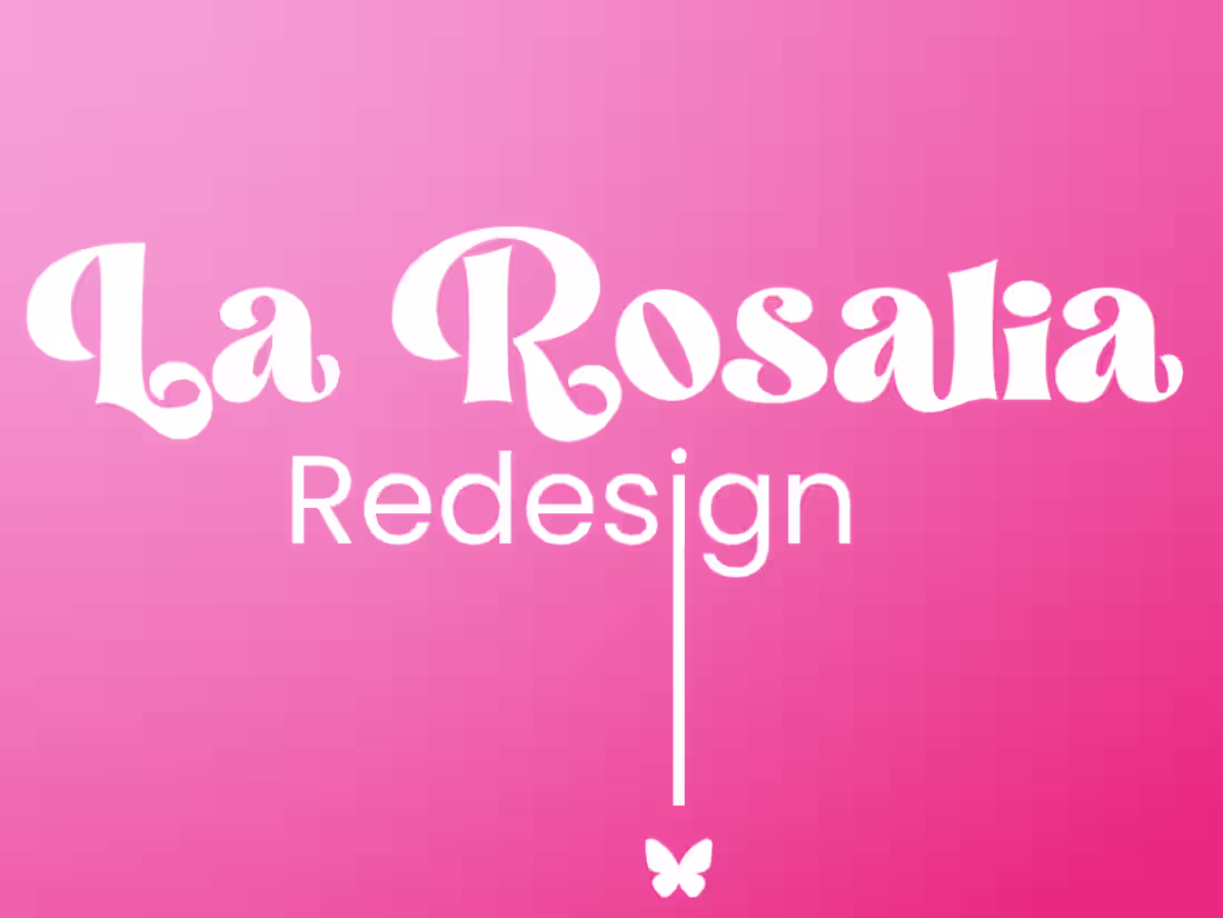 Cover image for Rosalía - Logo Redesign