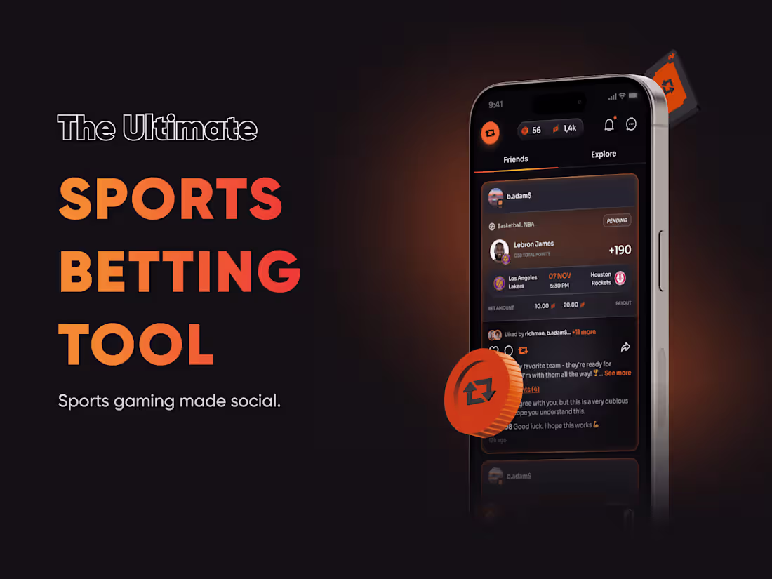 Cover image for Sports betting app design I UI/UX
