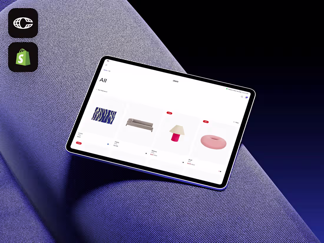 Cover image for Framer eCommerce website made for Scandinavian furniture brands