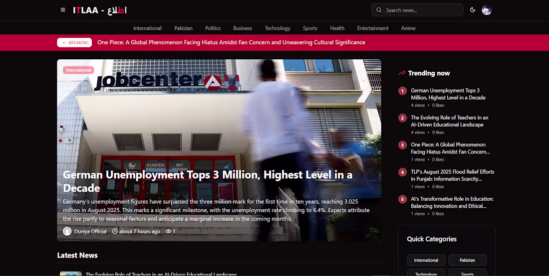 Cover image for Built ITLAA, a functional news site leveraging AI for comple...