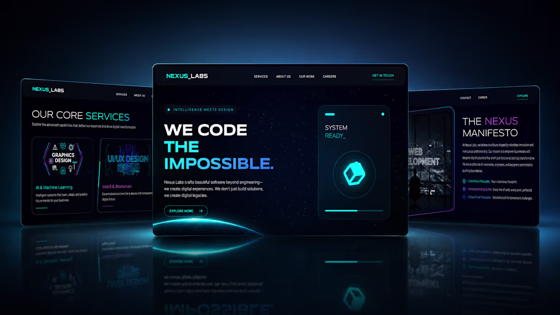 Cover image for Nexus Labs | Futuristic Software