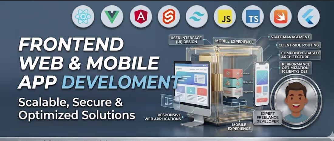 Cover image for Web/mobile app development