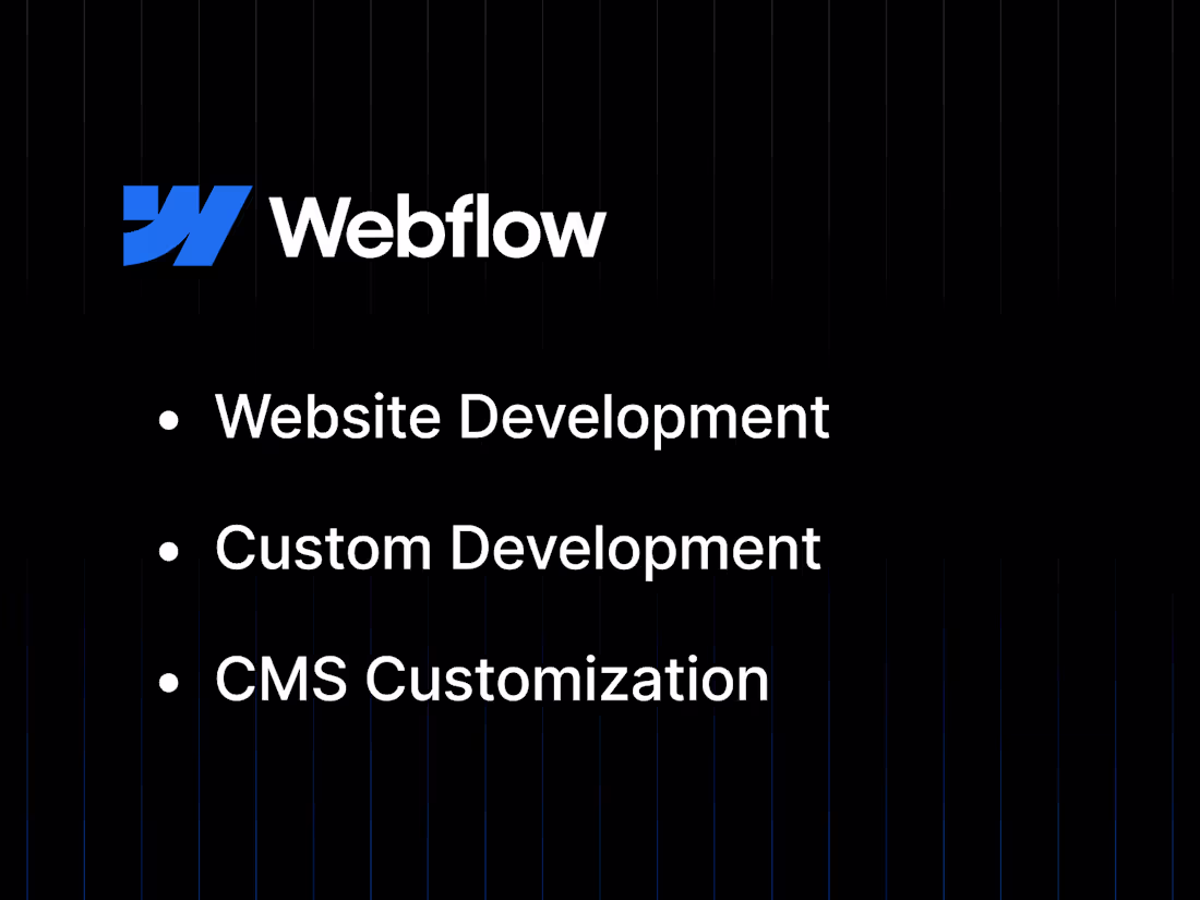 Cover image for Custom Webflow Website Design & Development