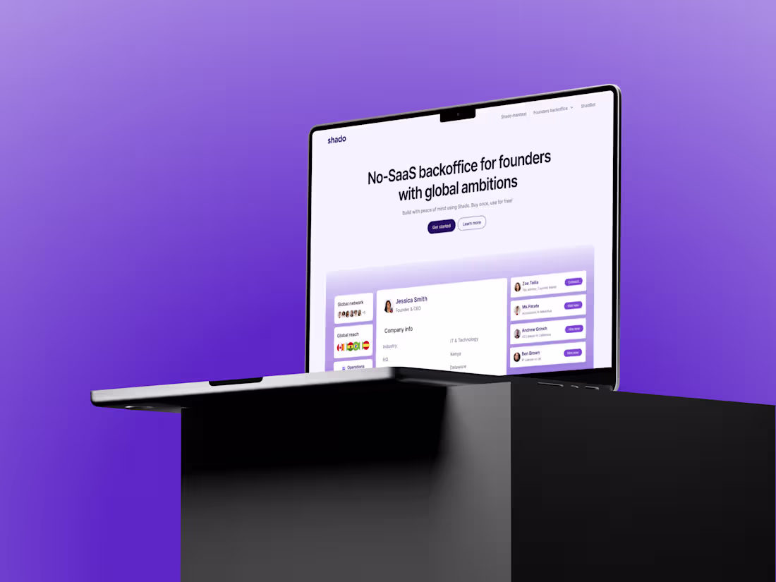 Cover image for Getshado - Web Design  & Framer Development