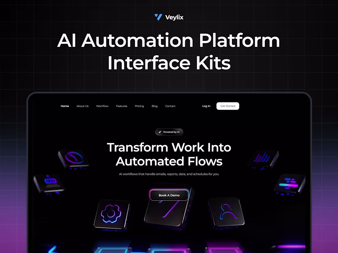 Cover image for Modern & Minimal Website UI/UX Design