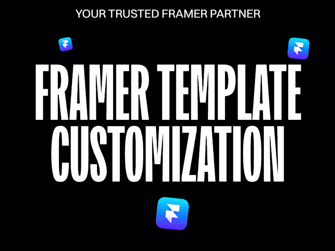 Cover image for High-Converting Framer Template Customization