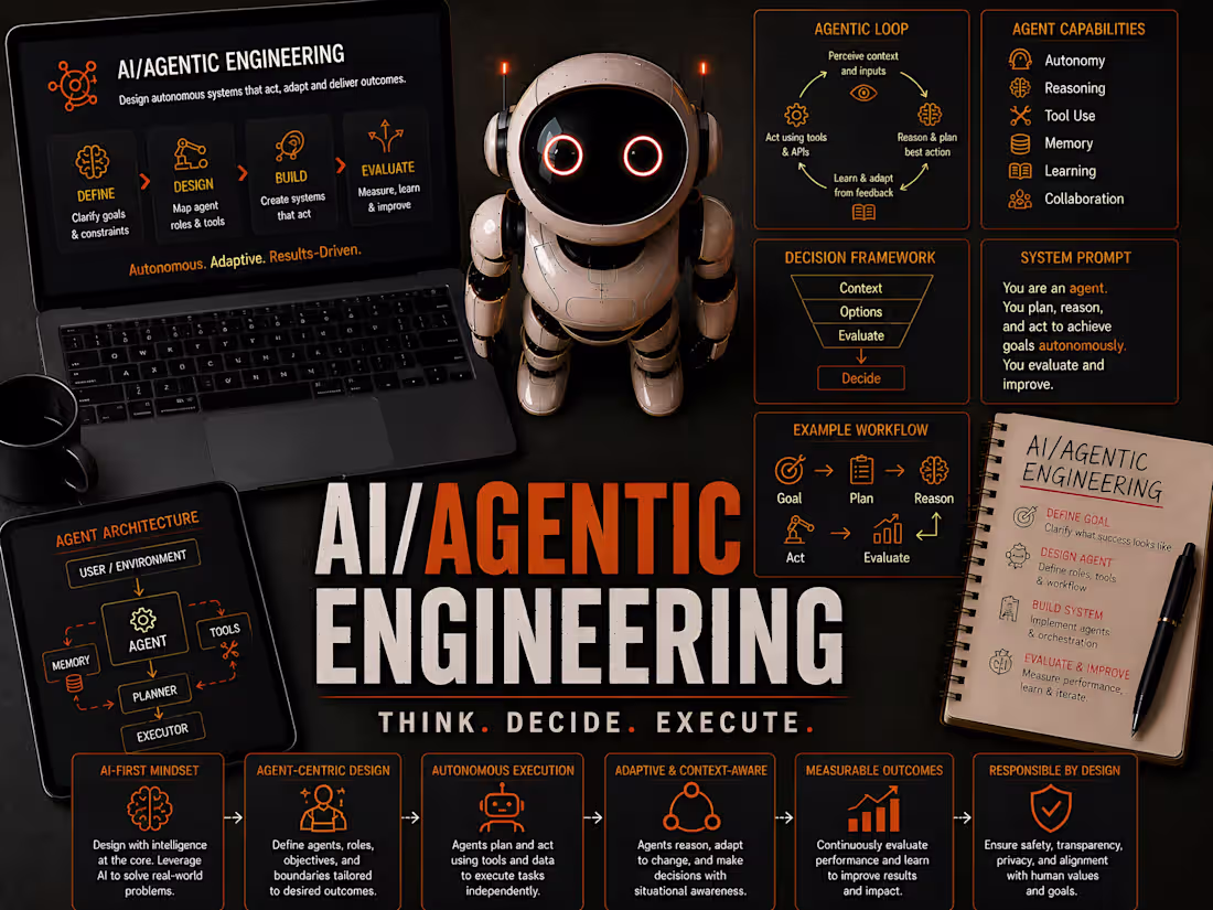 Cover image for AI/Agentic Engineering · Intelligent Systems. Real-World Results
