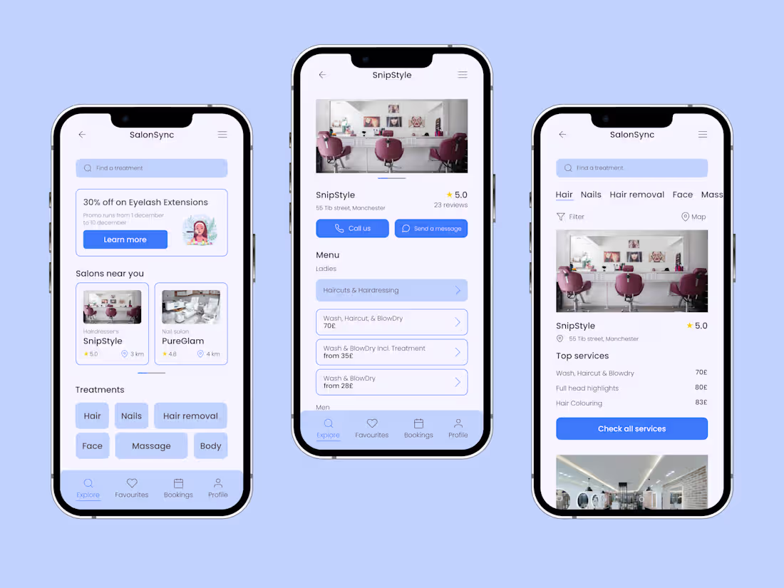 Cover image for UI/UX Booking App