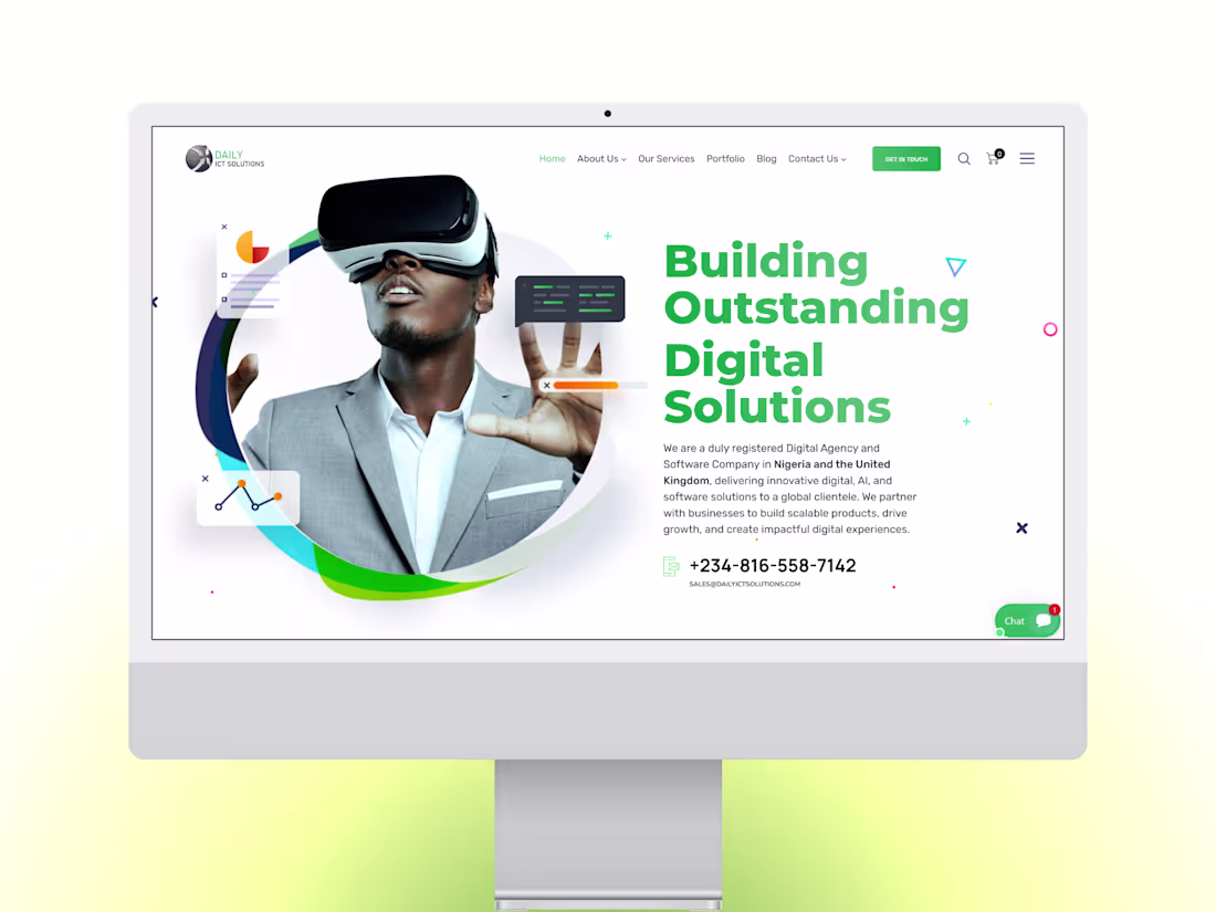 Cover image for Website development for a Digital