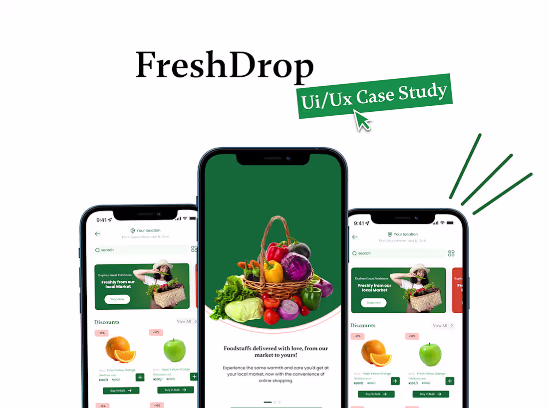 Cover image for Grocery Ordering App