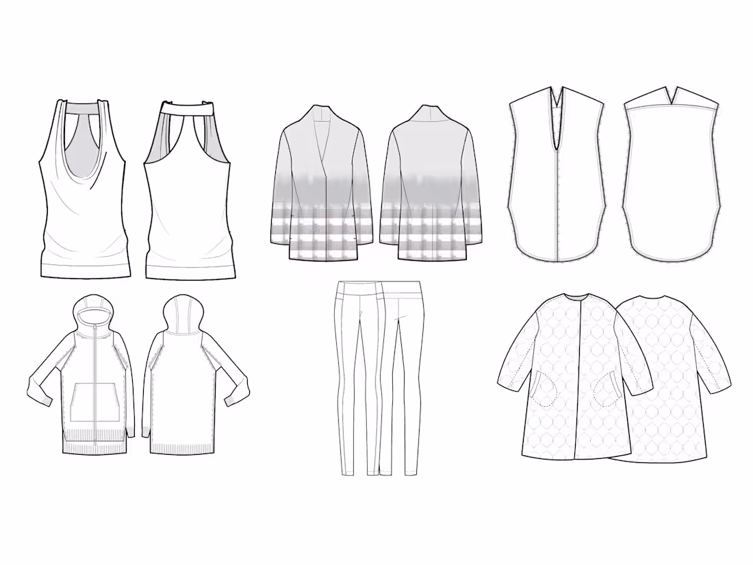 Cover image for Technical Flat Sketches
