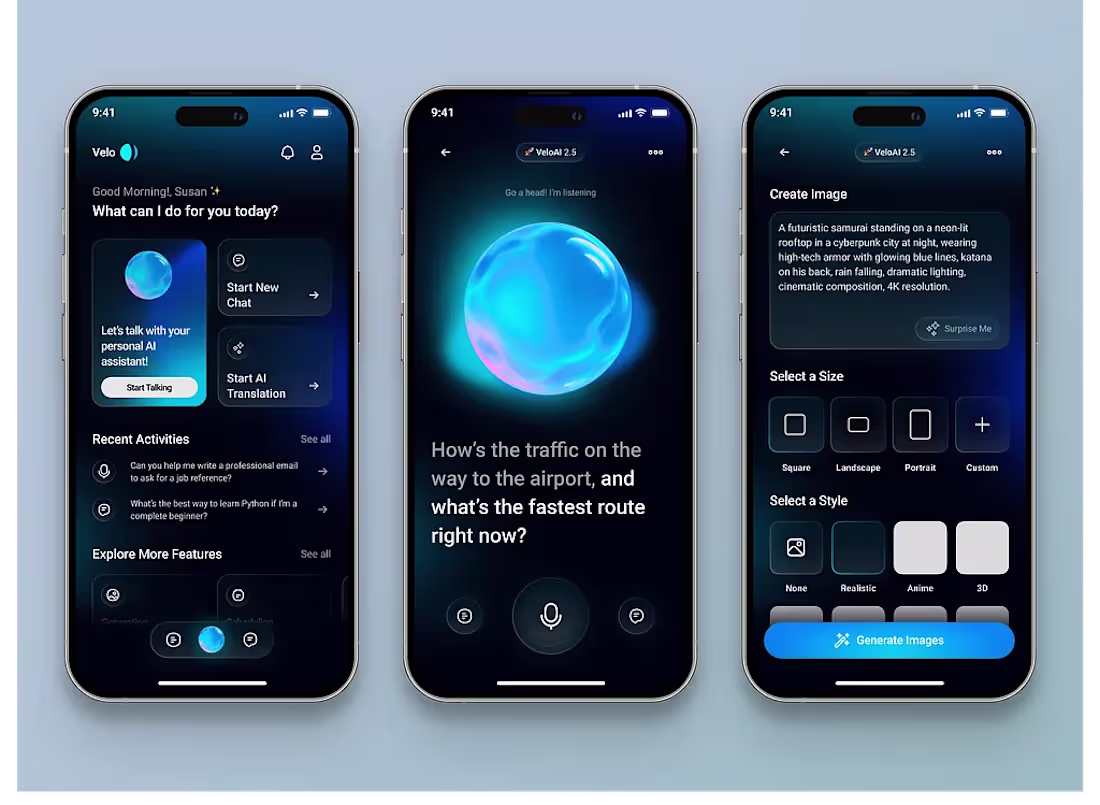 Cover image for Mobile App UI/UX Design.
Velo is