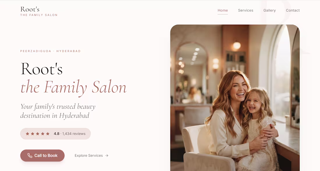 Cover image for Gave Root's the Family Salon