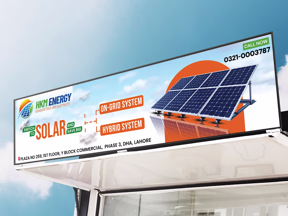 Cover image for Custom Banner Design Needed for Leading Solar Panel Company