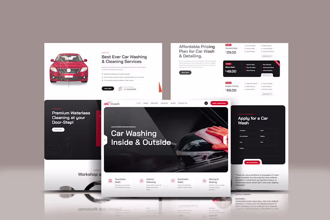 Cover image for Gohighlevel Car Wash Website Design