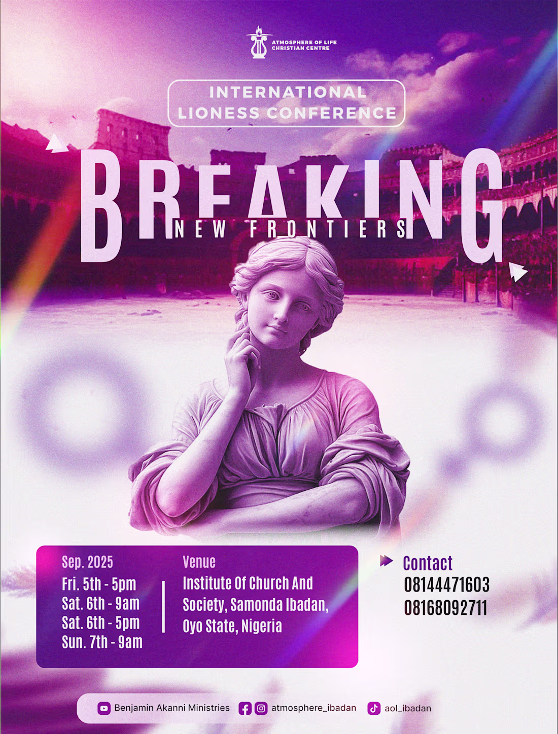Cover image for Lioness Conference Flyer Design