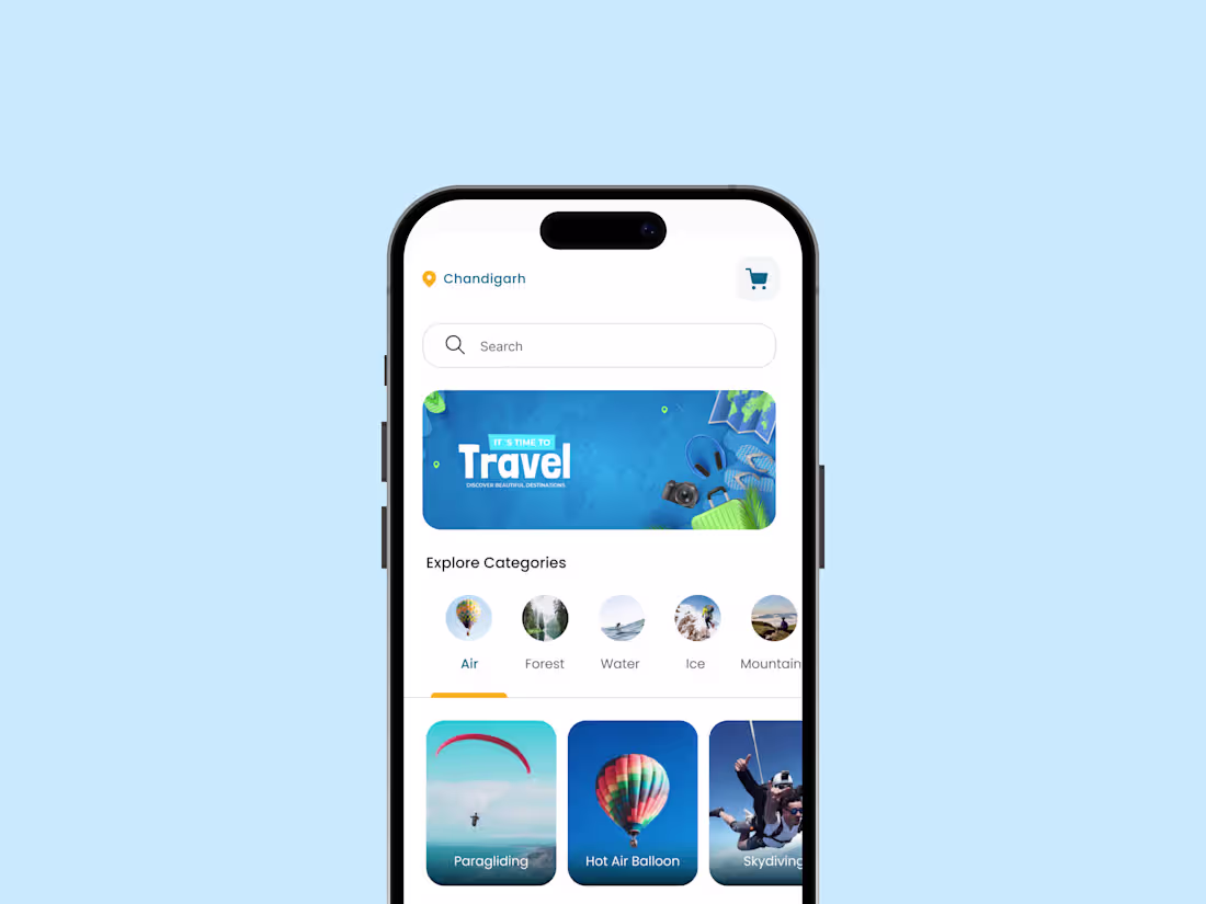 Cover image for UI/UX Design for Wild’n Adventure App