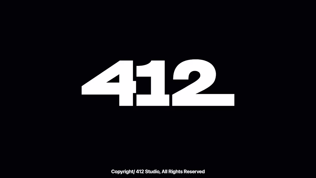 Cover image for 412Studio CV