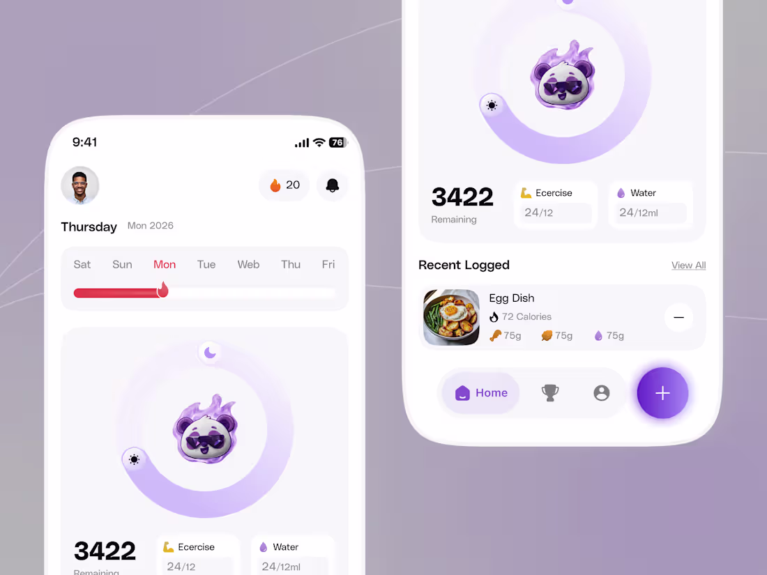 Cover image for Calorie Tracker & Wellness App